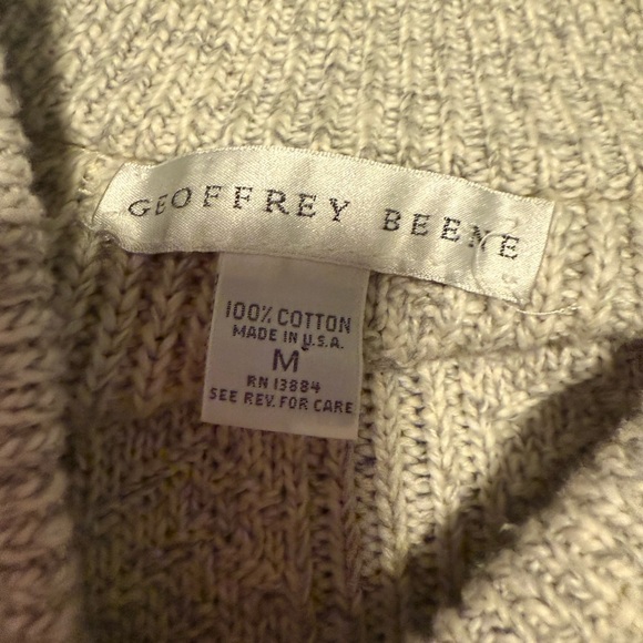 Geoffrey Beene Knit Sweater with Geometric Pattern - Picture 6 of 6